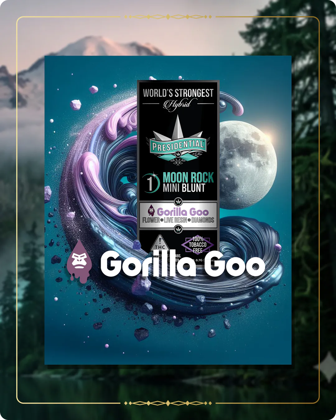 Gorilla Goo Presidential Moon Rock for the Washington home collection